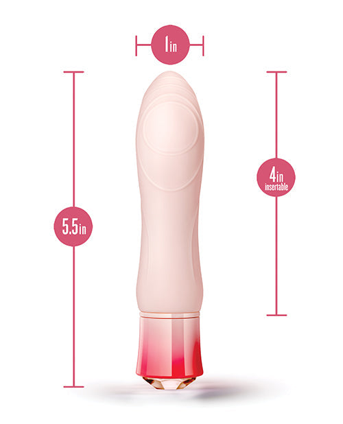 Oh My Gem Elegant Morganite Crystal Vibrator By Blush