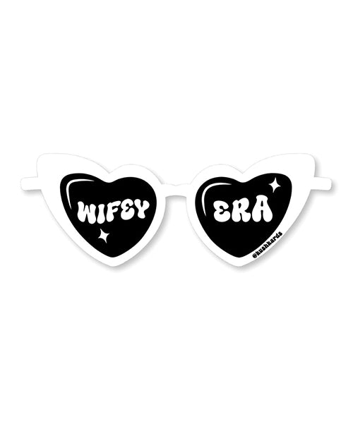In My Wifey Era Heart Sunglasses Sticker Pack Of 3