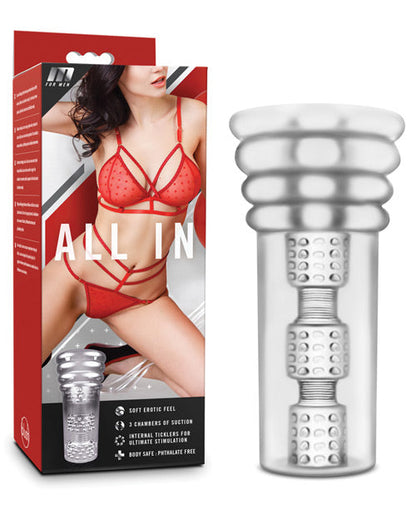 M For Men All In Male Stroker - Clear