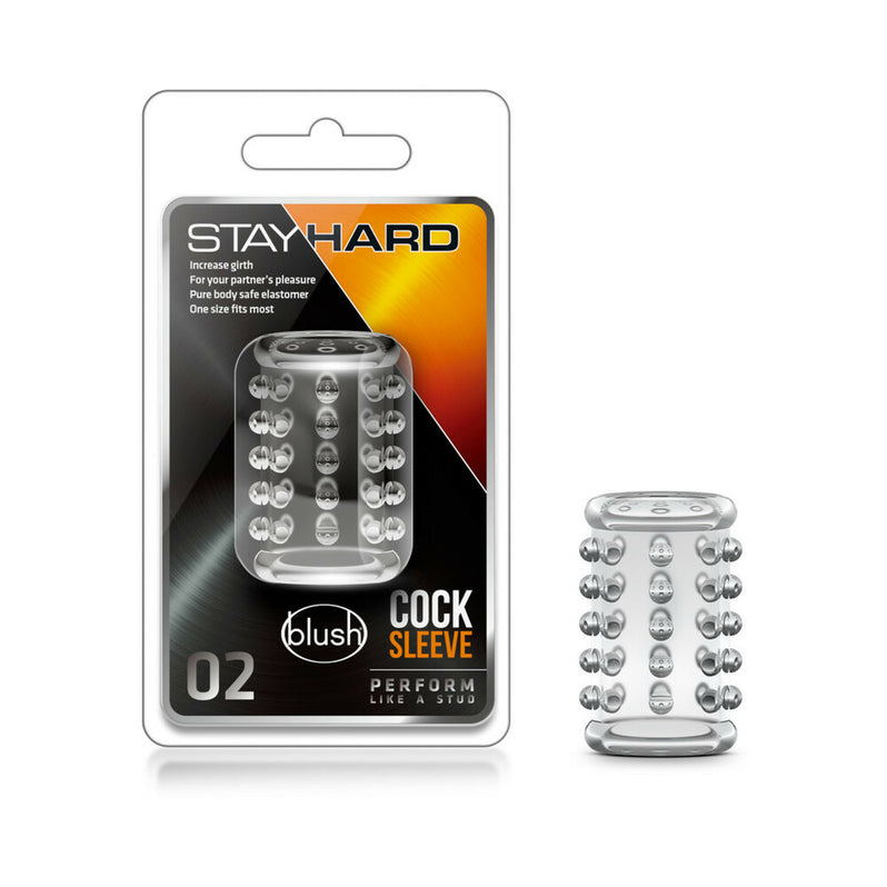 Stay Hard Cock Sleeve 02 In Clear