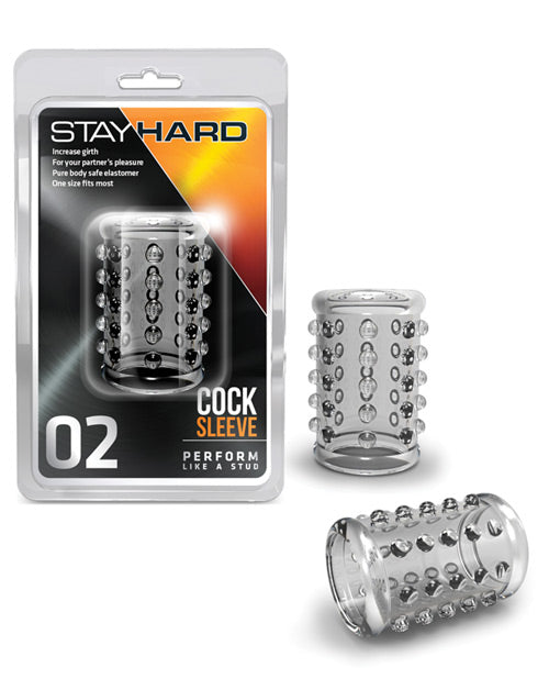 Stay Hard Cock Sleeve 02 In Clear