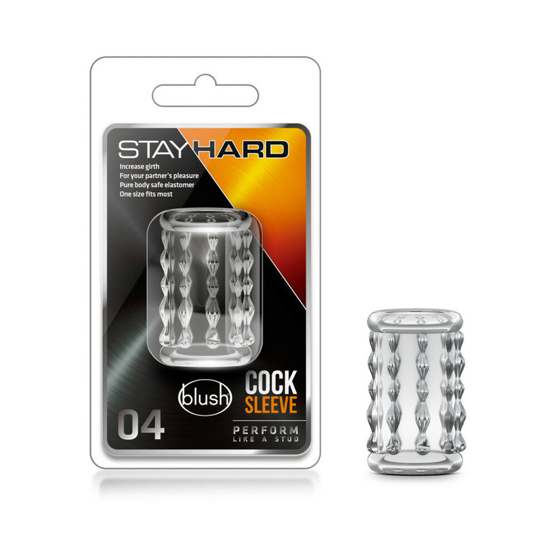 Stay Hard Cock Sleeve 04 In Clear