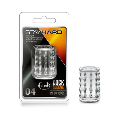 Stay Hard Cock Sleeve 04 In Clear