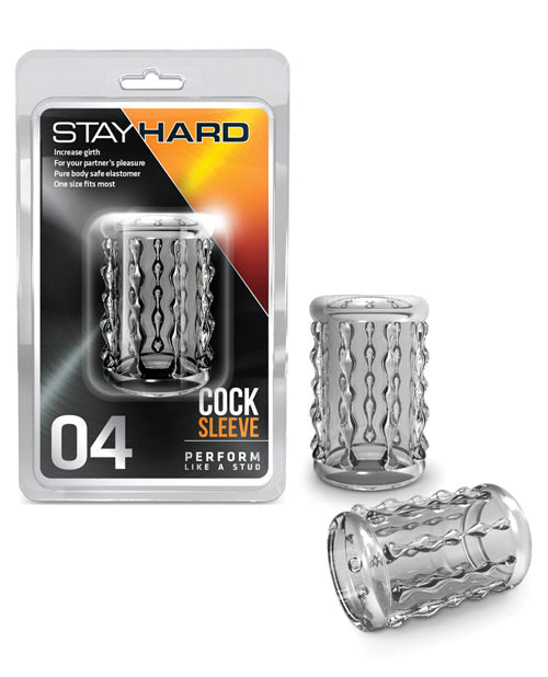 Stay Hard Cock Sleeve 04 In Clear