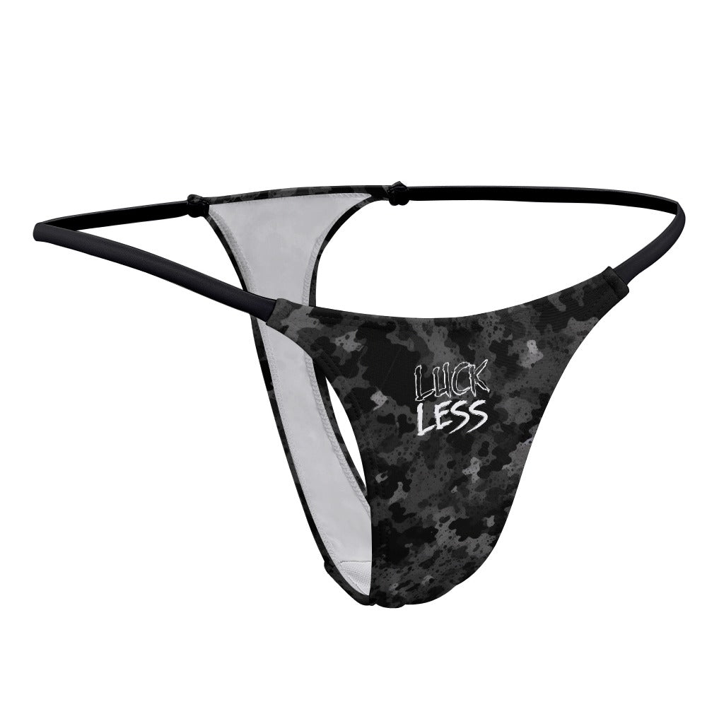 Tactical Camo Polyester Spandex Thong With Comfortable Seamless Fit