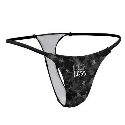 Tactical Camo Polyester Spandex Thong With Comfortable Seamless Fit