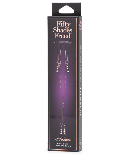 Fifty Shades Freed All Sensation Adjustable Nipple And Clitoral Chain