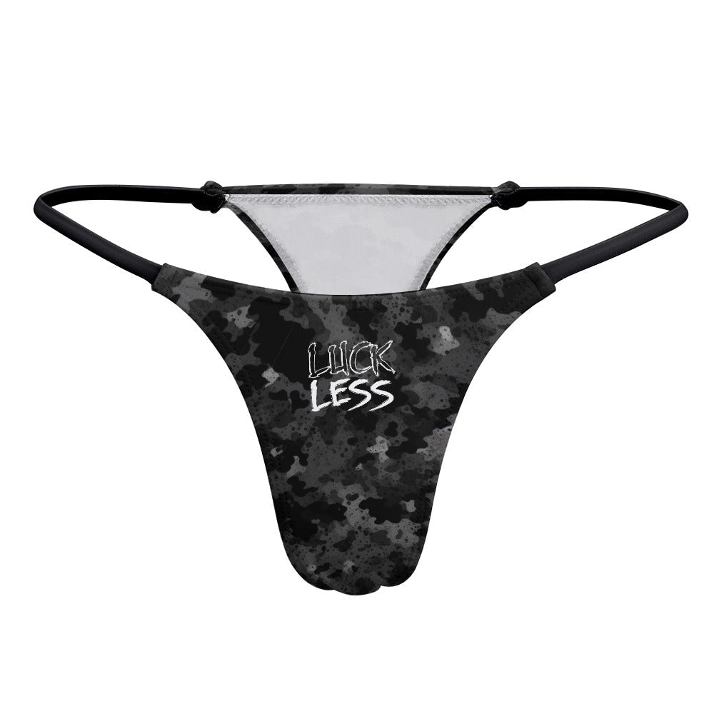 Tactical Camo Polyester Spandex Thong With Comfortable Seamless Fit