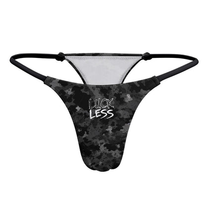 Tactical Camo Polyester Spandex Thong With Comfortable Seamless Fit