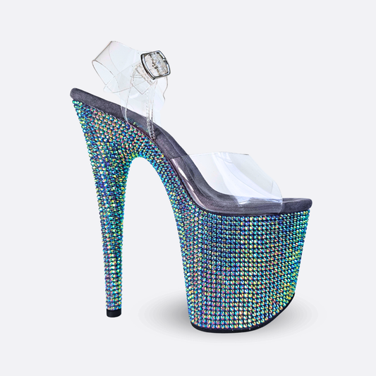 IDOL Mystic AB Crystal Platform Heels