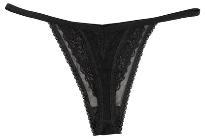 Mesh and Lace Micro Thong