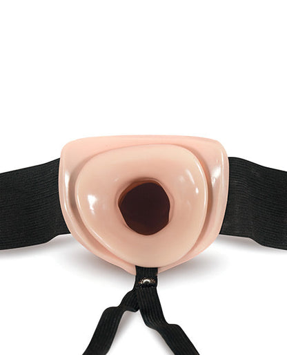Dr. Skin 7" Hollow Strap On - Vanilla