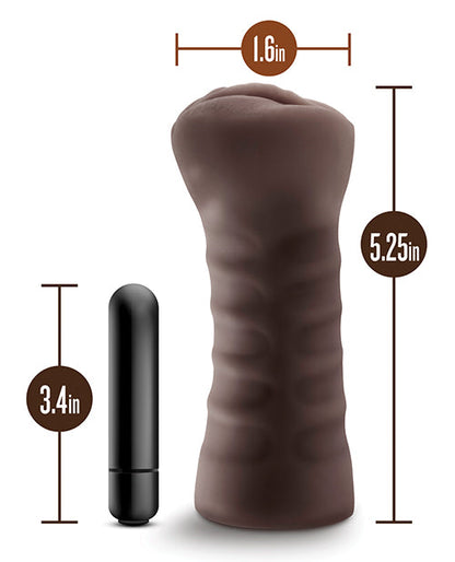 Blush Hot Chocolate Alexis Realistic Stroker - Chocolate