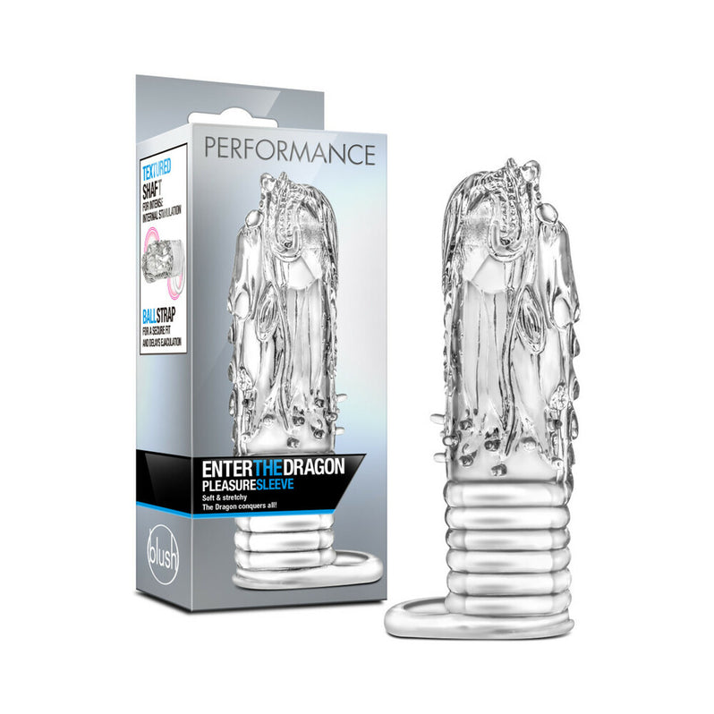 Blush Performance Enter the Dragon Penis Sleeve Clear