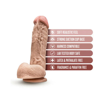 Hung Rider Trigger 8.5" Realistic Dildo - Flesh