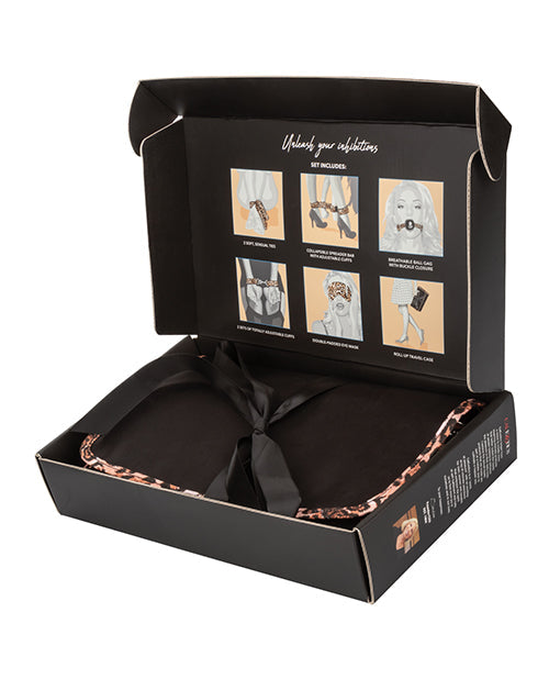 Unleashed Surrender Set — Animal Print Bondage Kit