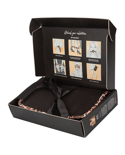 Unleashed Surrender Set — Animal Print Bondage Kit