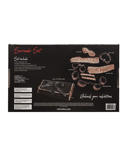 Unleashed Surrender Set — Animal Print Bondage Kit