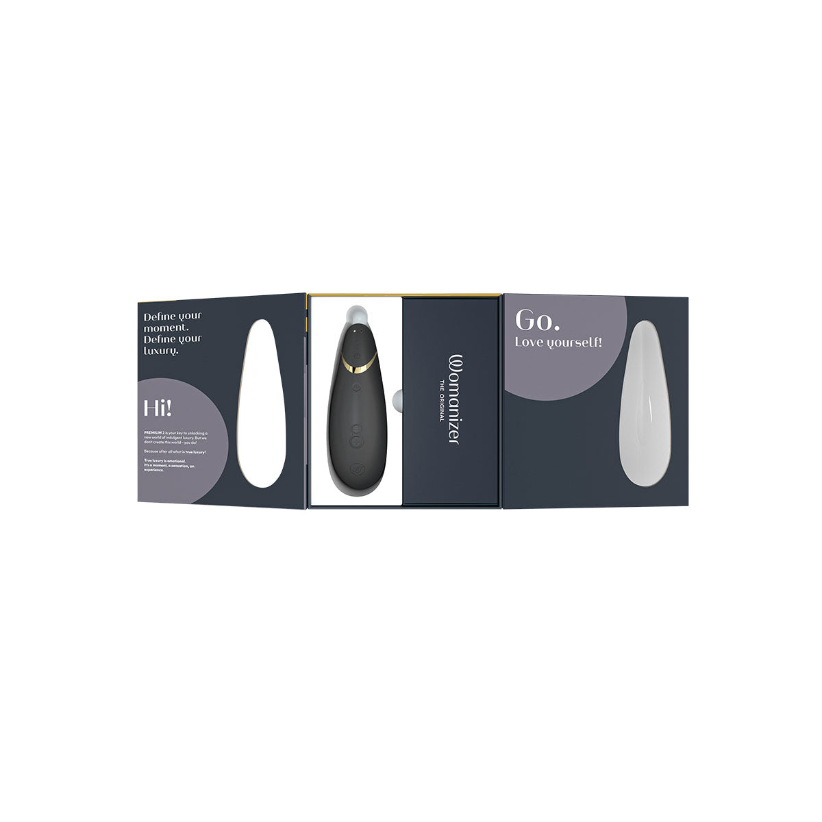 Womanizer Premium 2 stimulateur clitoridien - Noir