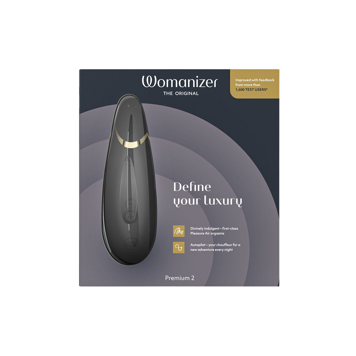 Womanizer Premium 2 stimulateur clitoridien - Noir