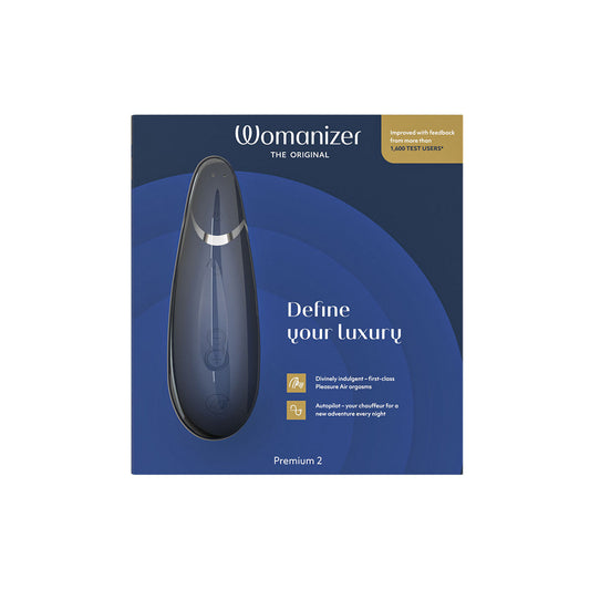 Womanizer Premium 2 Clit Sucker - Blueberry