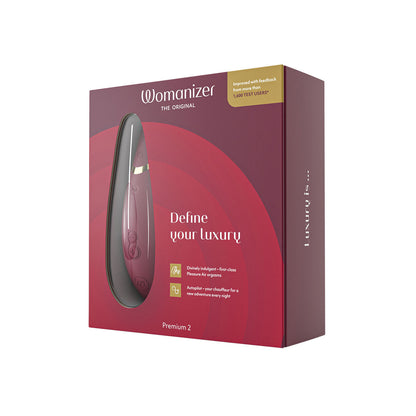 Womanizer Premium 2 stimulateur clitoridien - Bordeaux