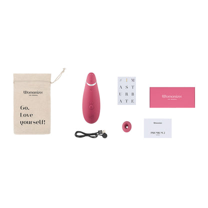 Stimulateur Clitoridien Womanizer Premium 2 - Framboise