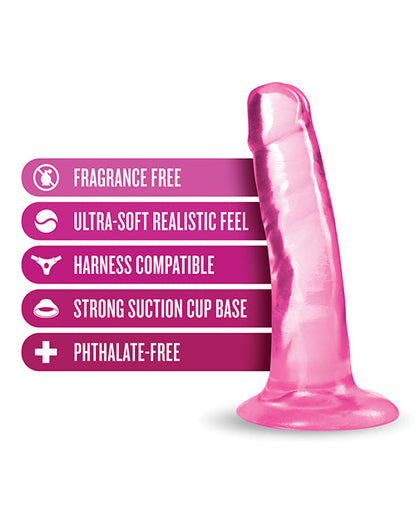 B Yours Plus 5.5" Hard n' Happy Dildo - Pink