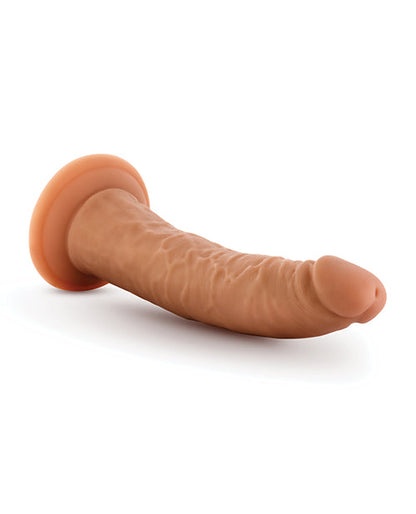 Glide 7.5" Self Lubricating Dildo - Mocha