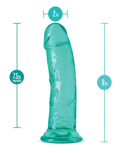 B Yours Plus 8" Roar N Ride Dildo - Teal