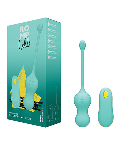 ROMP Cello G-spot Vibrating Egg - Blue