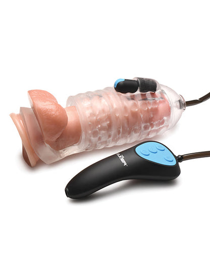LoveBotz Mini Handheld Milker Auto Suction Masturbator With Vibrating Bullet And Remote Control