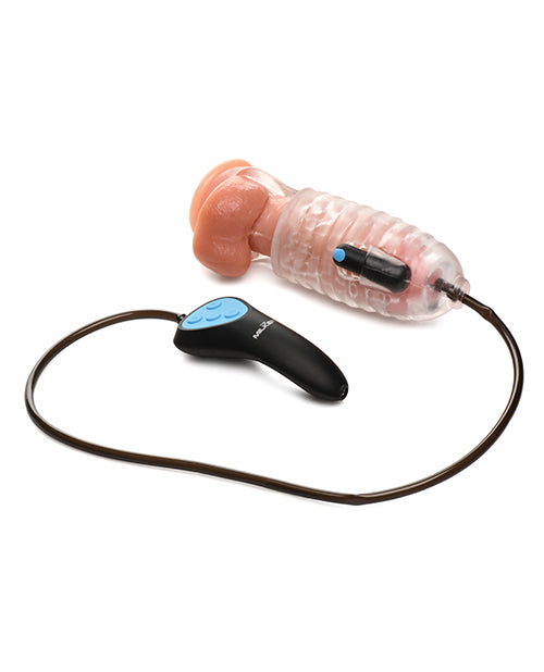 LoveBotz Mini Handheld Milker Auto Suction Masturbator With Vibrating Bullet And Remote Control