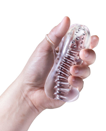 Blush Rize Squeezy Male Stroker - Clear