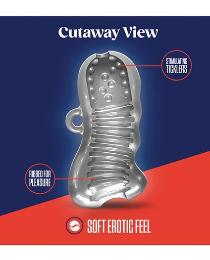 Blush Rize Squeezy Male Stroker - Clear