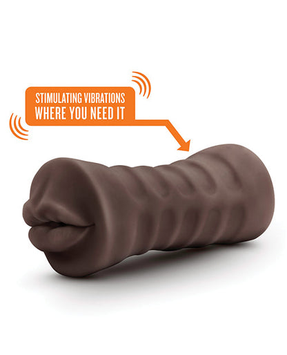 EnLust Vibrating Mouth Stroker - Krystal