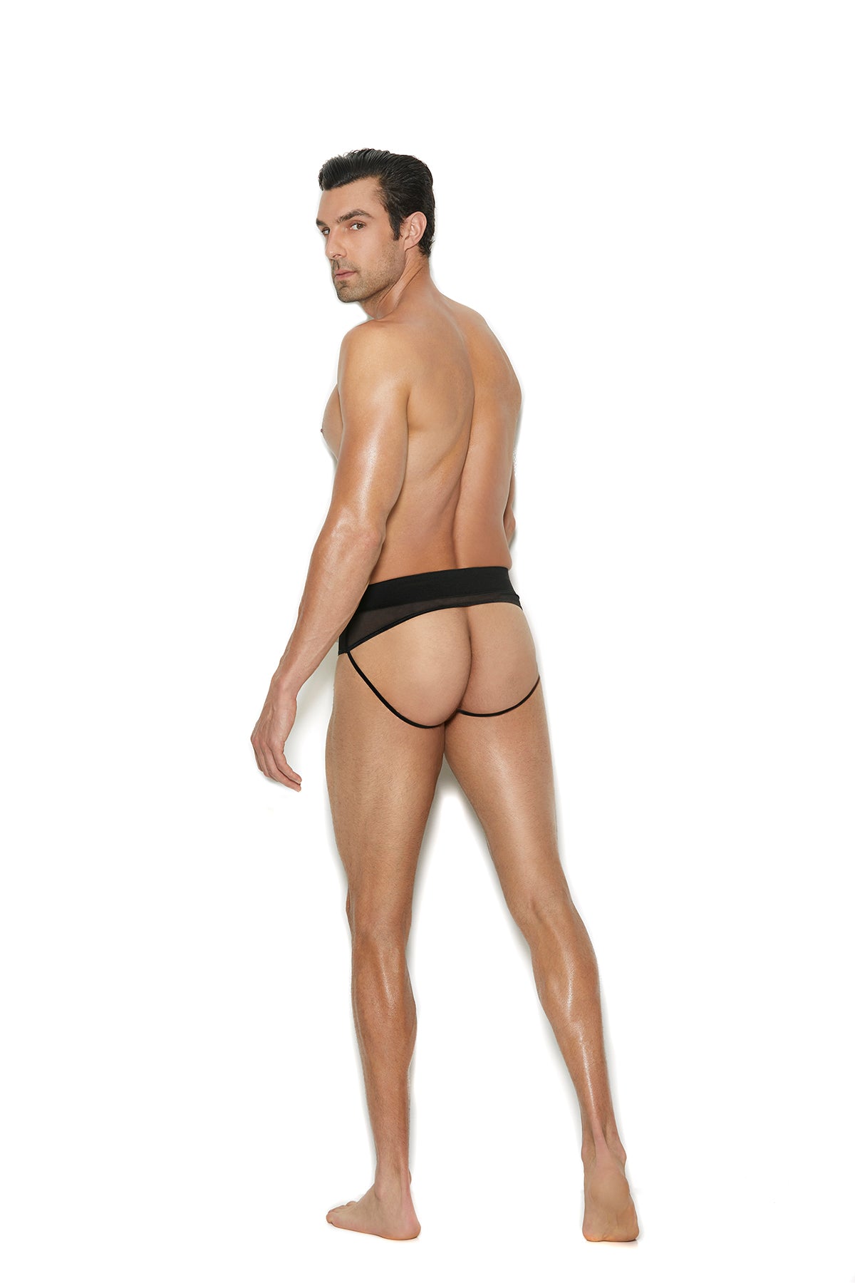 Men's Mesh And Spandex Jock Strap