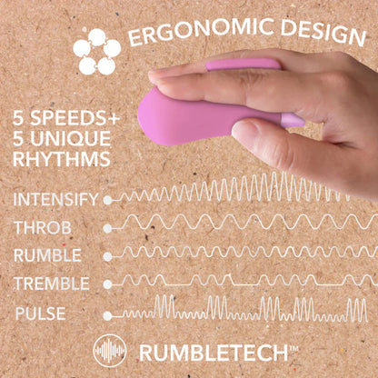 Blush Gaia Eco Delight Bullet & Finger Vibe Purple
