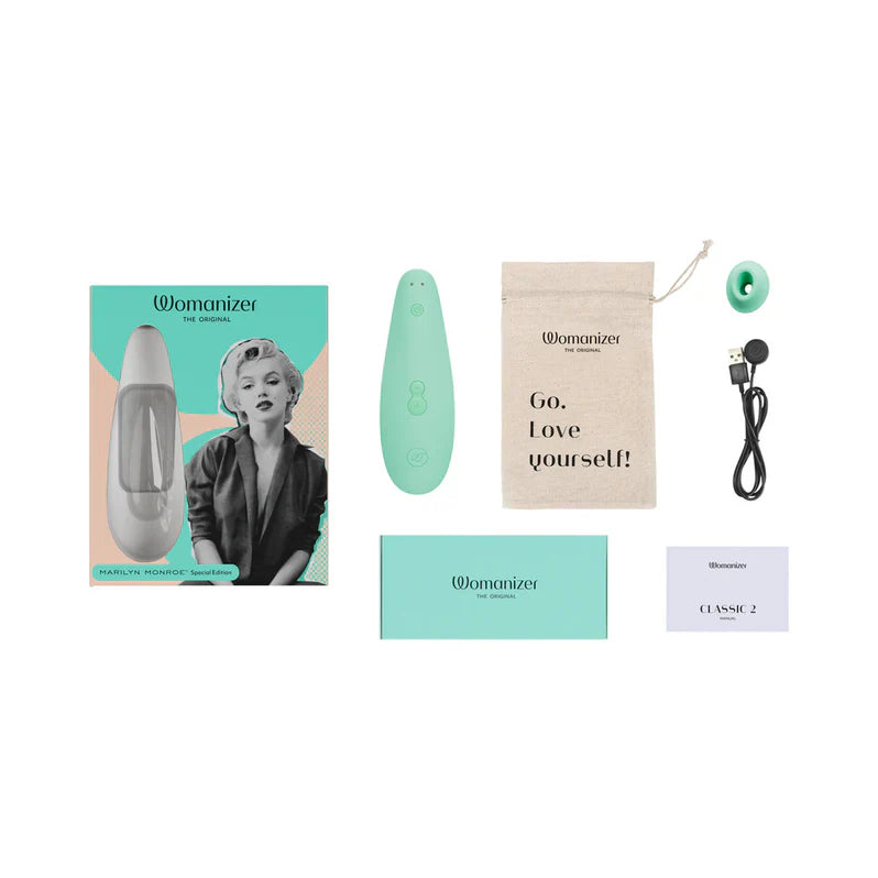 Womanizer x Marilyn Monroe Special Edition Classic 2 Stimulateur clitoridien – Menthe