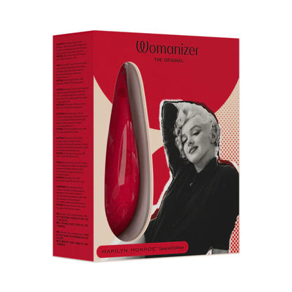 Stimulateur clitoridien Womanizer x Marilyn Monroe Édition Spéciale Classic 2 - Rouge vif