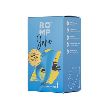 ROMP Juke Vibrating Cockring - Blue