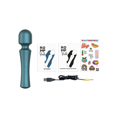 ROMP Presto Compact Wand Vibrator - Blue