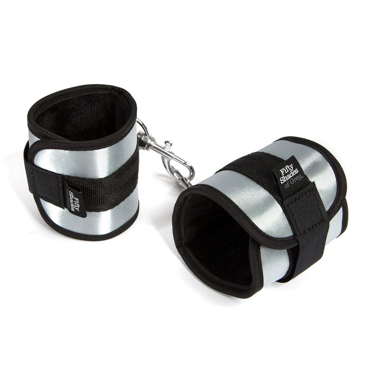 Fifty Shades Totally His Velvet Velcro Handcuffs