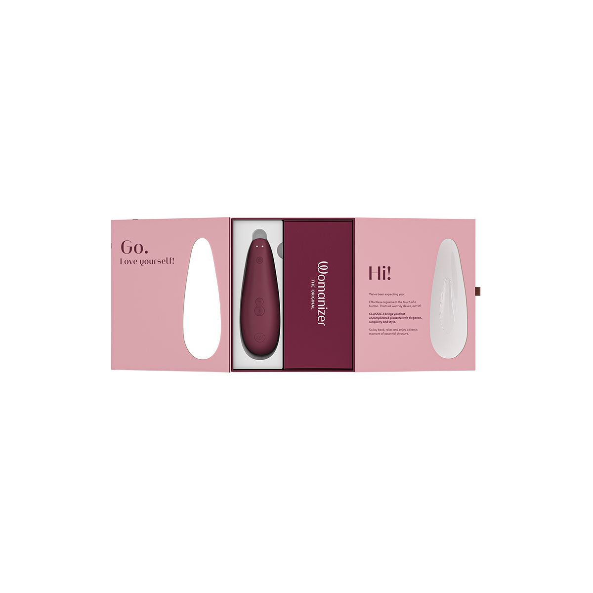 Womanizer Classic 2 Clitoral Stimulator - Bordeaux