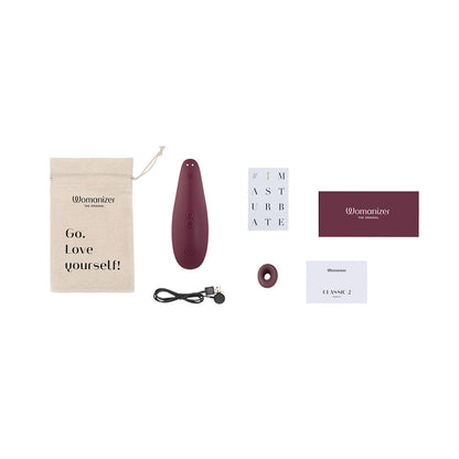 Womanizer Classic 2 Clitoral Stimulator - Bordeaux