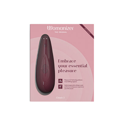Womanizer Classic 2 Clitoral Stimulator - Bordeaux