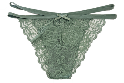 Lace Cheeky with Elastic Straps, XS-2X
