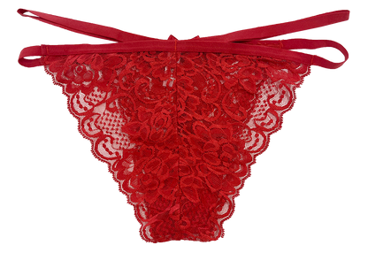Lace Cheeky with Elastic Straps, XS-2X