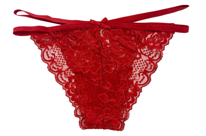 Lace Cheeky with Elastic Straps, XS-2X