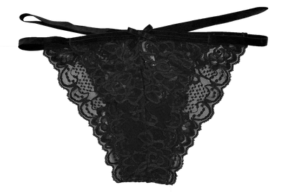 Lace Cheeky with Elastic Straps, XS-2X